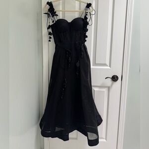 Zimmermann Natura black dress